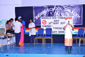 INDIAN SCHOOL SALALAH OBSERVES WORLD NO TOBACCO DAY