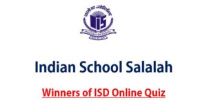 WINNERS OF ISD ONLINE QUIZ