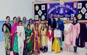 INDIAN SCHOOL SALALAH  CELEBRATED VISHVA HINDI DIVAS