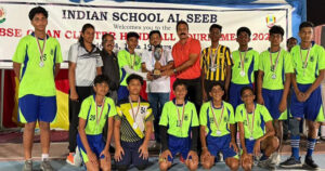 INDIAN SCHOOL SALALAH WINS SILVER IN U-14& U17 BOYS AT CBSE OMAN CLUSTER HANDBALL TOURNAMENT 2025–26