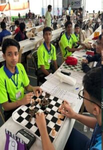 Indian School Salalah U-17 team Shines with Grit and Grace at CBSE Chess Nationals 2025–26