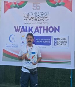 AS SENIOR FACULTY OF PHYSICAL EDUCATION TRIUMPHS IN HALF-MARATHON WELLNESS WALKATHON